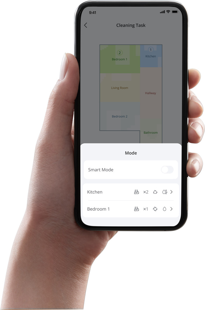 eufy X10 Pro Omni product in use