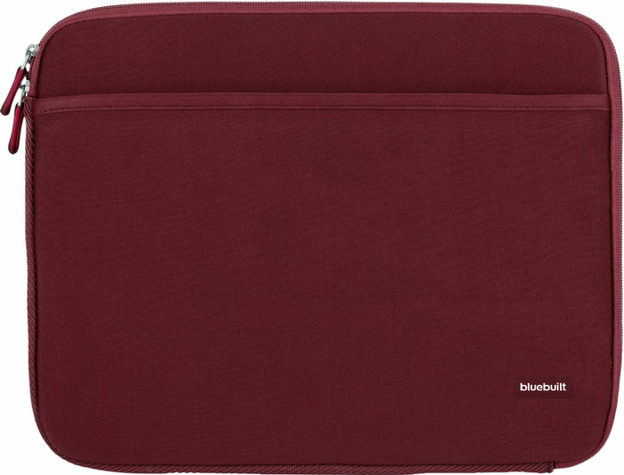 BlueBuilt Laptop Sleeve Width 32cm 13 - 14 inches Red front