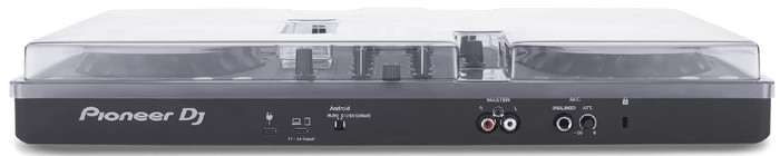 Decksaver Pioneer DJ DDJ-FLX4 Cover achterkant