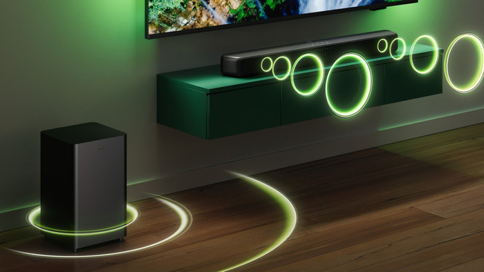 Philips Ambilight 55" PUS8000 4K (2025) + Philips TAB5309 produit à l'usage