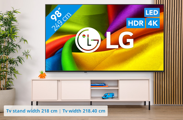 LG LED 98 inches NU800 (2026) visual Coolblue 1