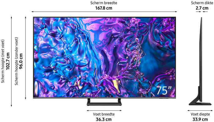 Samsung QLED 75Q74D (2024) visual leverancier