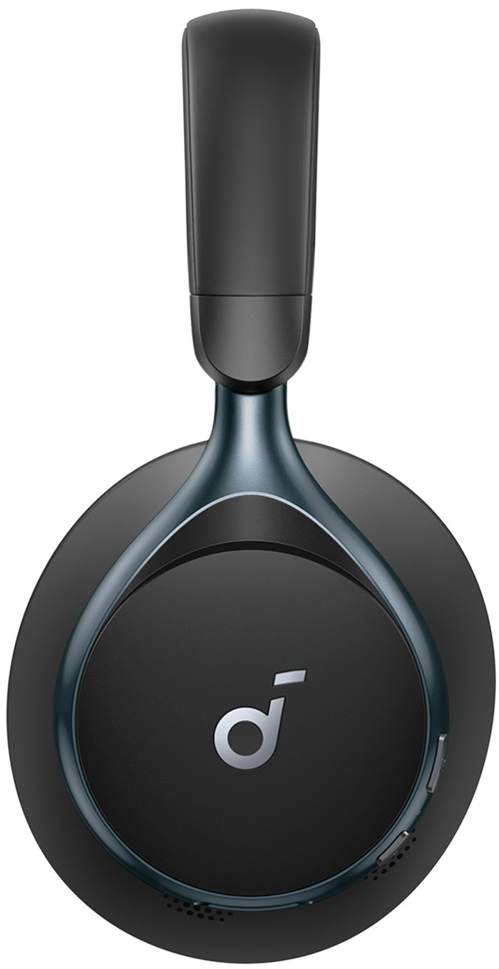 Soundcore Space One Noir + BlueBuilt Quick Charge Chargeur avec Port USB-A 18 W Noir côté gauche