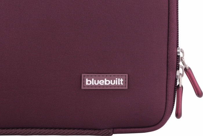 BlueBuilt Laptop Sleeve for Apple MacBook Air 13 inches Red detail
