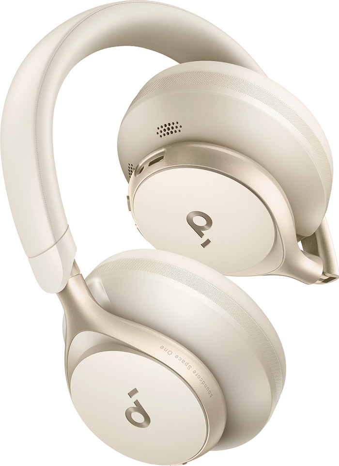 Soundcore Space One Cream + BlueBuilt Quick Charge Charger with USB-A Port 18W Black detail