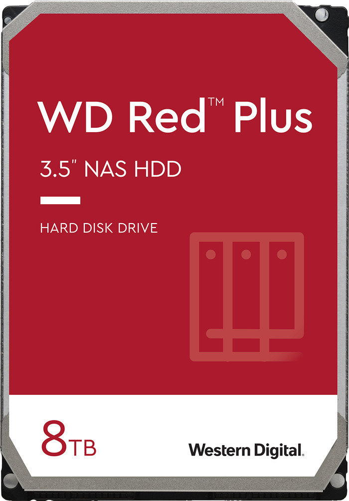 WD Red Plus WD80EFPX 8TB | Coolblue | Internal hard drives HDD