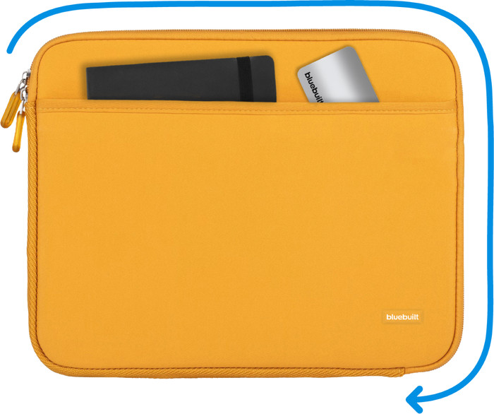 BlueBuilt Laptop Sleeve Width 37cm 15 - 16 inches M Yellow visual Coolblue 1