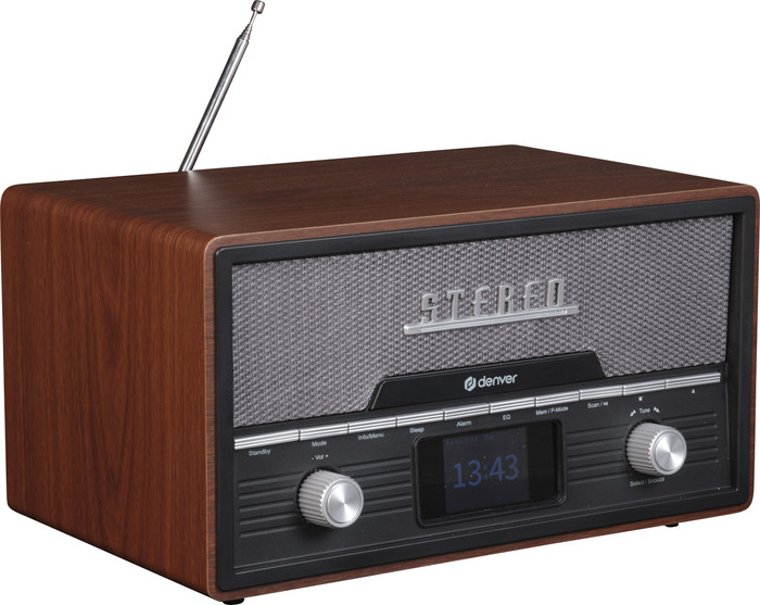 Denver MDA-525 Donkerbruin voorkant