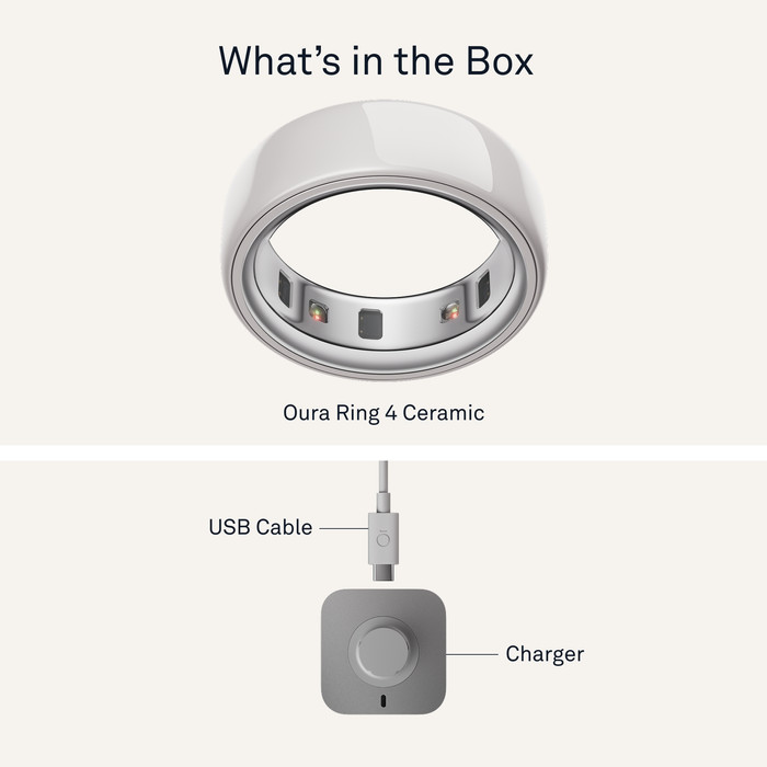 Oura Ring 4 Ceramic Maat 7 Cloud visual leverancier