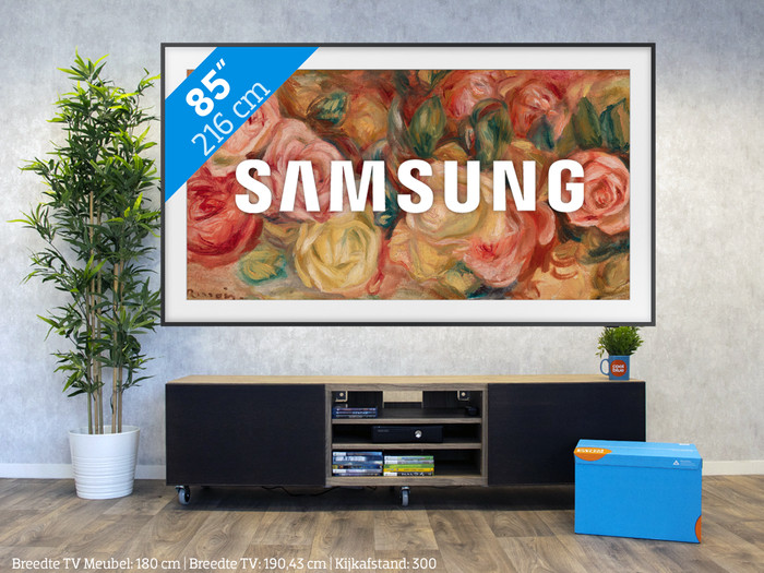 Samsung The Frame 85LS03D (2024) + Samsung HW-S800D Zwart visual Coolblue 1