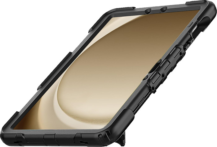 Just in Case Samsung Galaxy Tab S9/S9 FE/S10 FE/S10 Lite Rotating Back Cover Black right side