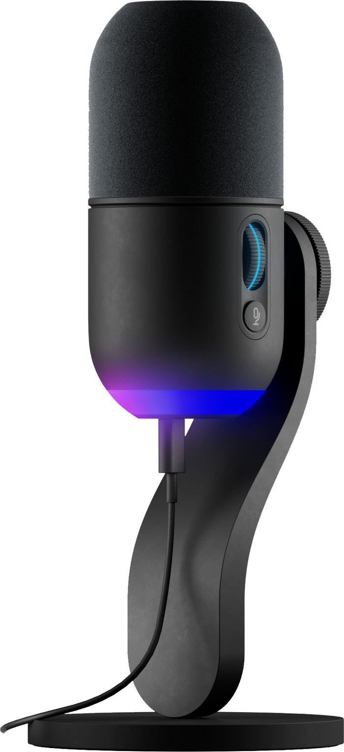 Logitech G Yeti GX Dynamic RGB Microfoon linkerkant
