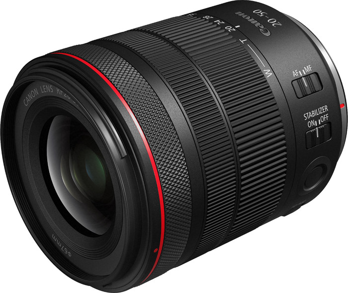 Canon RF 20-50mm f/4L IS USM PZ rechterkant