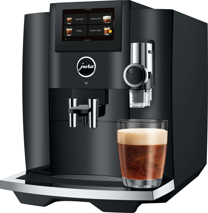 JURA S8 Piano Black (EB) voorkant