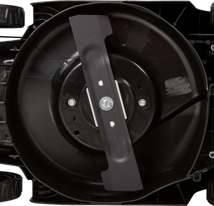 Makita DLM330SM incl. 4,0 Ah Accu + Makita DUR181Z (zonder accu) + Makita BL1850B LXT 18V 5,0 Ah accu detail