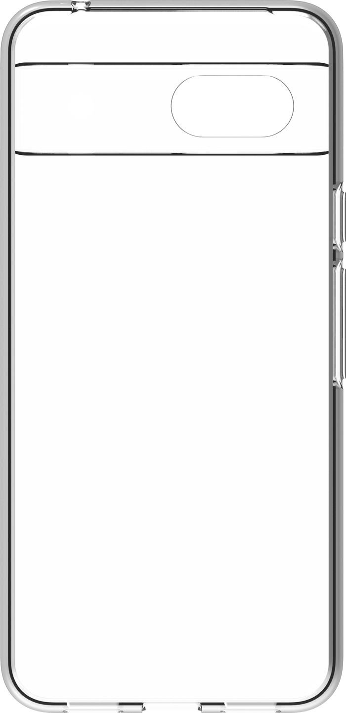 BlueBuilt Google Pixel 8a Back Cover Transparant voorkant