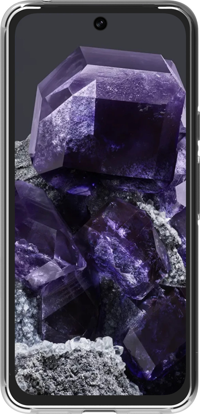 BlueBuilt Google Pixel 8a Back Cover Transparant voorkant