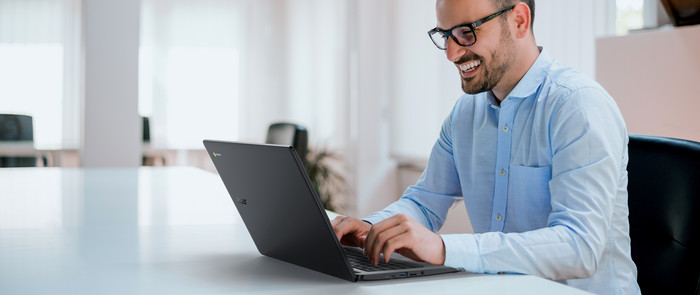 Acer Chromebook 314 (CB314-3H-C72T) Azerty product in gebruik