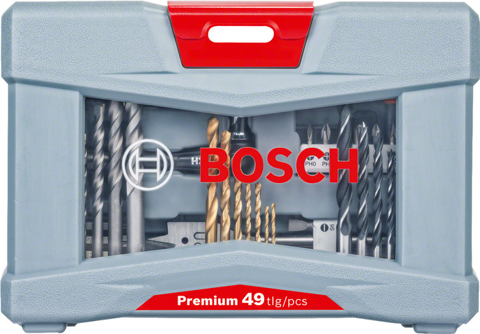 Bosch Premium X-Line 49 Pièces Set de Forets et d'Embouts emballage