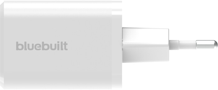 BlueBuilt Power Delivery Universele Oplader 65W + usb C oplaadkabel (2m) Wit detail
