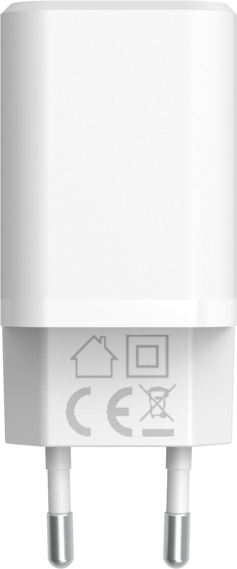 BlueBuilt Power Delivery Universele Oplader 65W + usb C oplaadkabel (2m) Wit voorkant