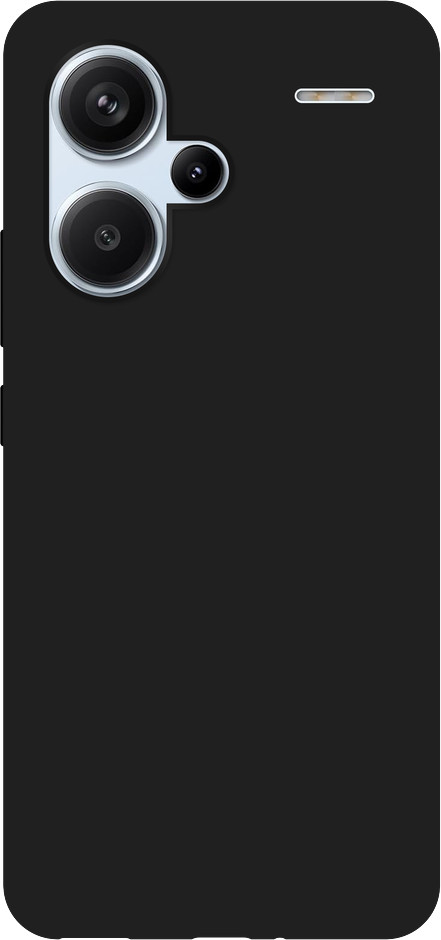 Just in Case Soft Design Xiaomi Redmi Note 13 Pro+ Back Cover Zwart Main Image