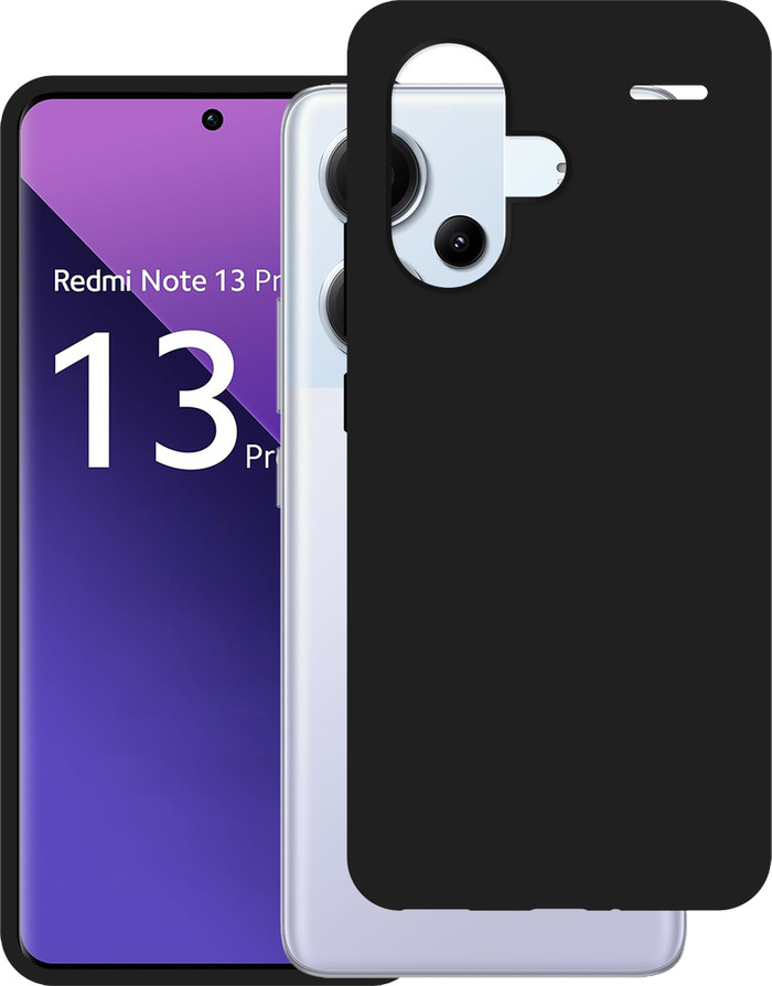 Just in Case Soft Design Xiaomi Redmi Note 13 Pro+ Back Cover Zwart samengesteld product