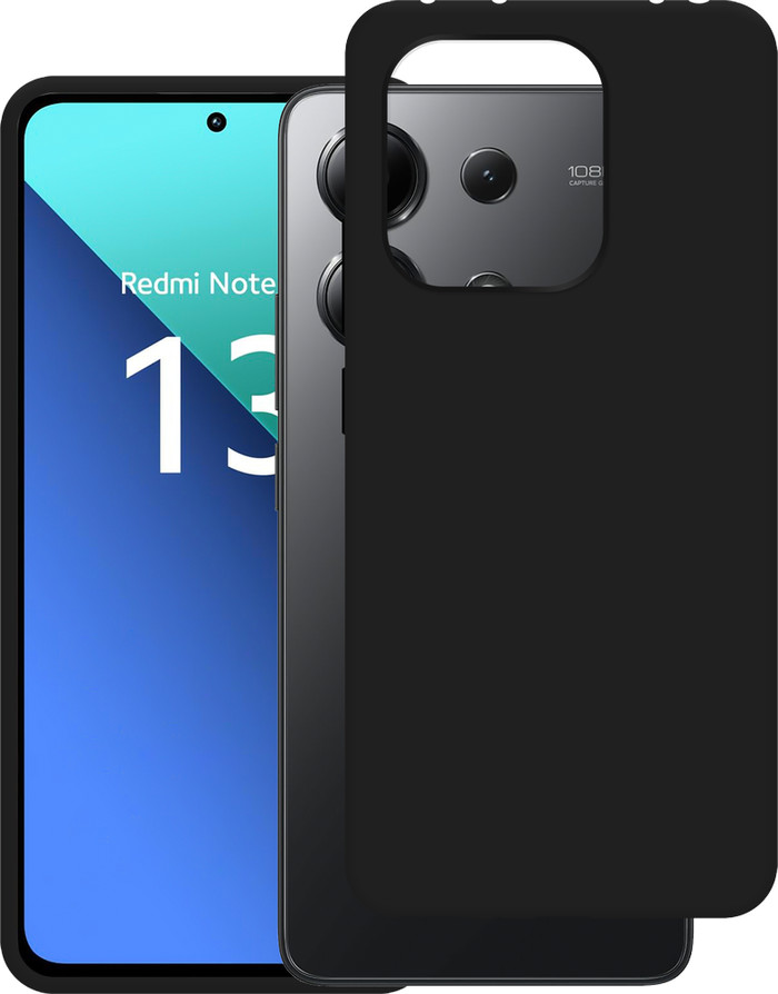 Just in Case Soft Design Xiaomi Redmi Note 13 4G Back Cover Noir produit composé