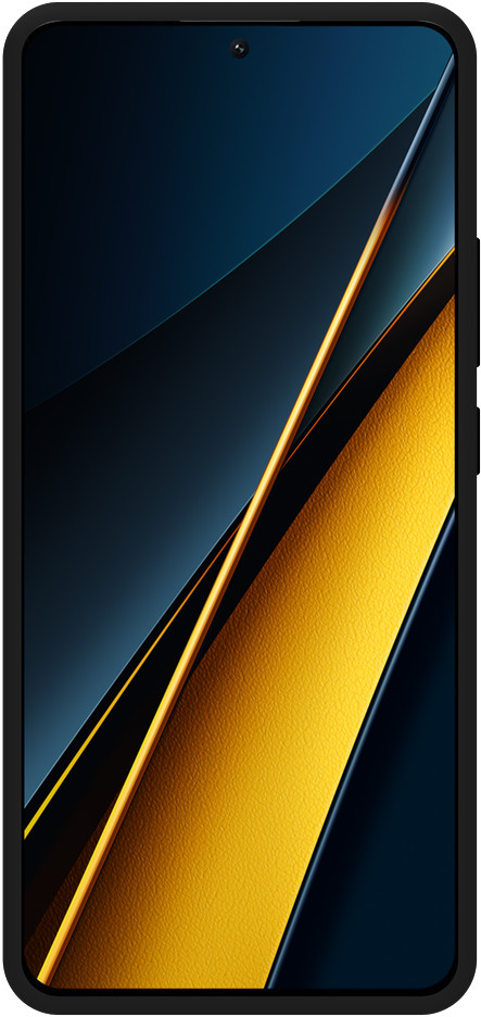 Just in Case Soft Design Xiaomi Poco X6 Pro Back Cover Zwart voorkant