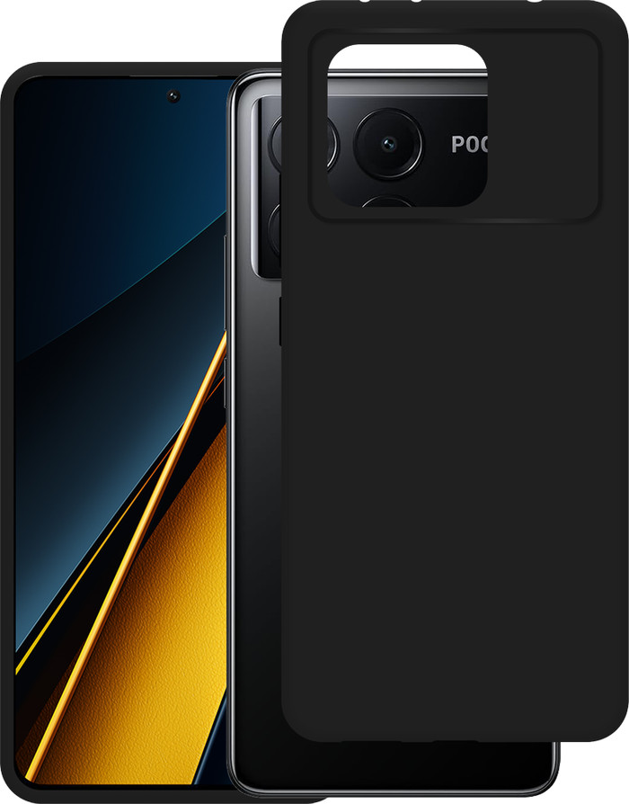 Just in Case Soft Design Xiaomi Poco X6 Pro Back Cover Zwart samengesteld product
