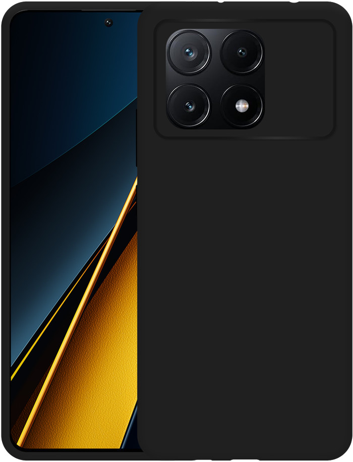 Just in Case Soft Design Xiaomi Poco X6 Pro Back Cover Zwart samengesteld product