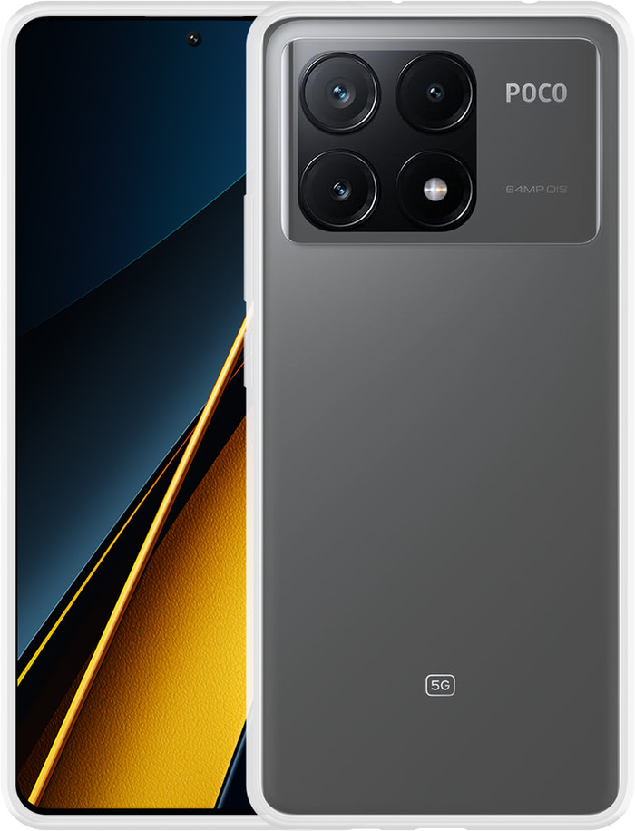 Just in Case Soft Design Xiaomi Poco X6 Pro Back Cover Transparant samengesteld product