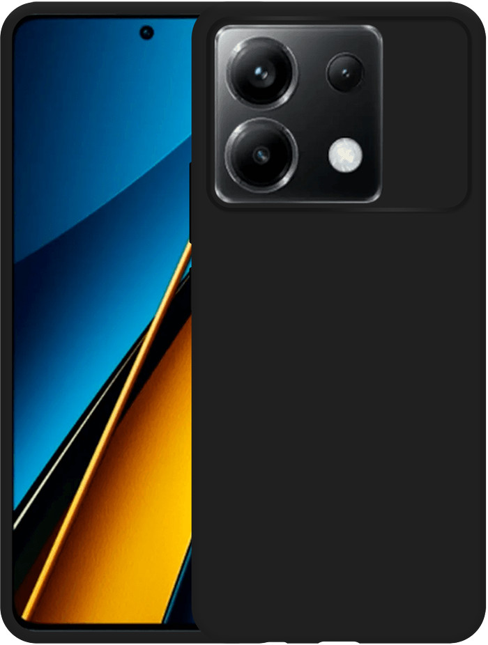 Just in Case Soft Design Xiaomi Poco X6 Back Cover Black combined product