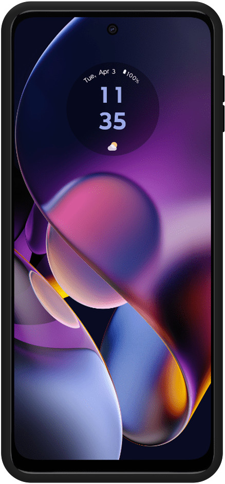 Just in Case Soft Design Motorola Moto G54 5G Back Cover Noir avant