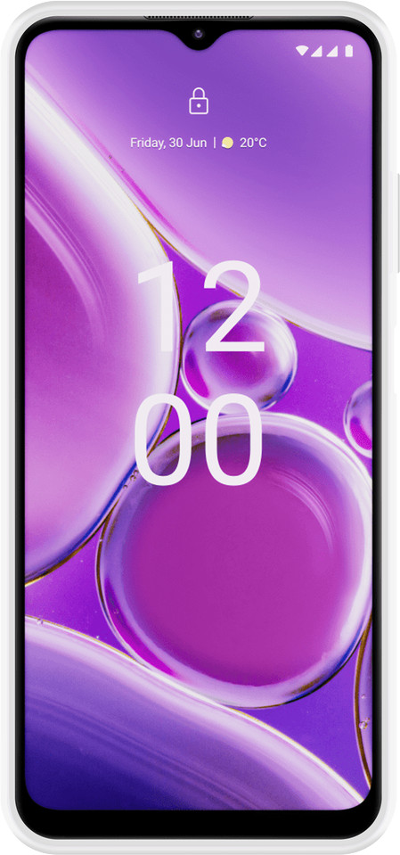 Just in Case Soft Design Nokia G42 Back Cover Transparent avant