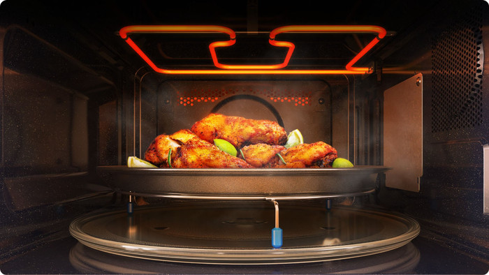 Samsung MC32DG7646KKE1 product in use