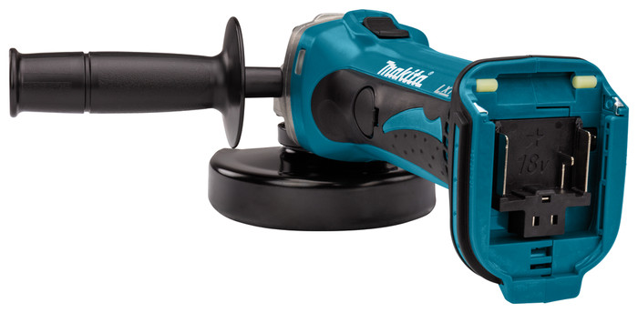 Makita DGA452Z (sans batterie) dessous