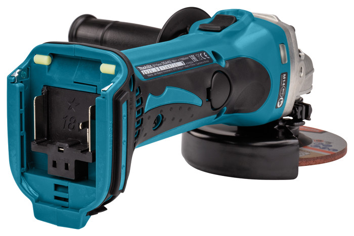 Makita DGA452Z (sans batterie) dessous