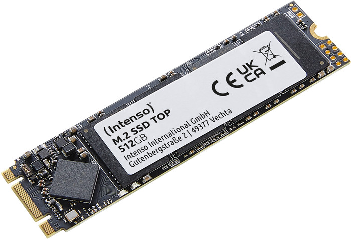 Intenso TOP 512GB M.2 SATA SSD linkerkant