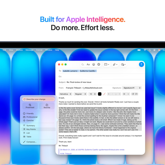 Apple MacBook Neo (2026) A18 Pro 256 Go Indigo AZERTY visuel fournisseur