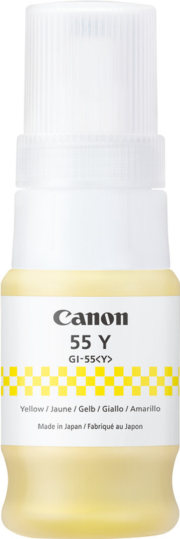 Canon GI-55 Ink Bottle Yellow front