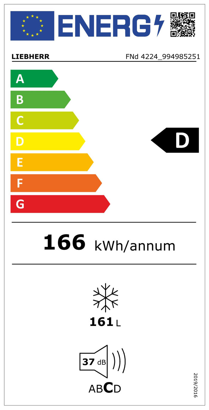 Liebherr FNd 4224-22 energy label