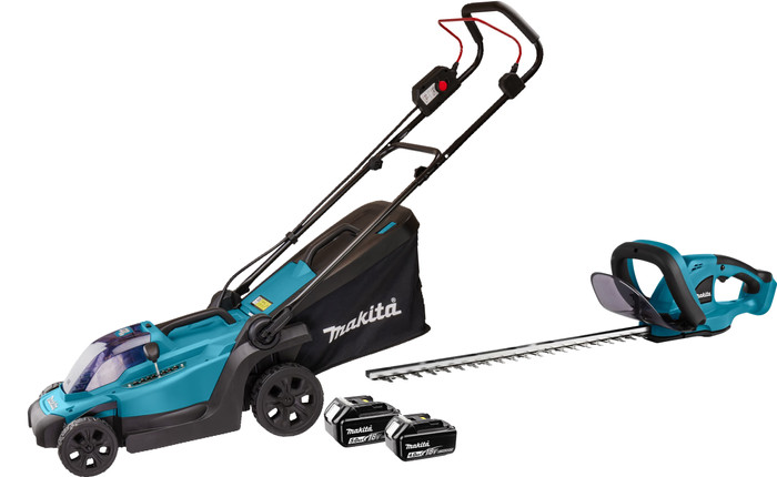 Makita DLM330SM incl. 4,0 Ah Accu + Makita DUH523Z (zonder accu) + Makita BL1850B LXT 18V 5,0 Ah accu Main Image
