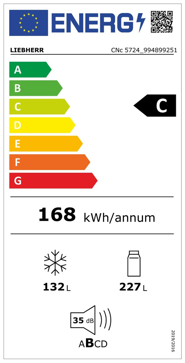 Liebherr CNc 5724-22 energy label
