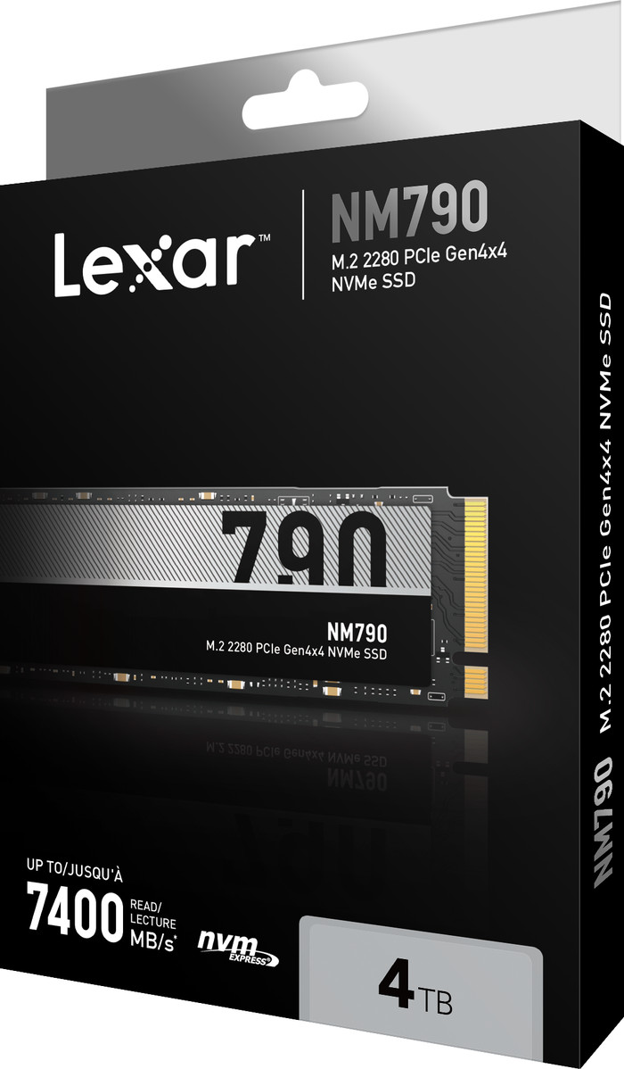 Lexar NM790 M.2 SSD 4TB packaging