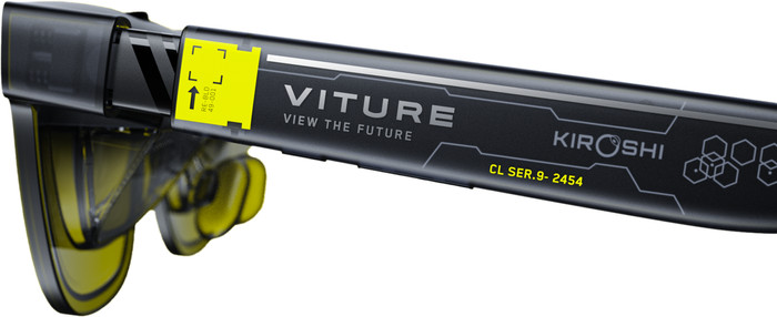 VITURE x Cyberpunk 2077 Luma Cyber XR bril detail