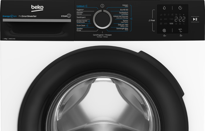 Beko BM3WFT3841B + Beko BM3T3823B détail