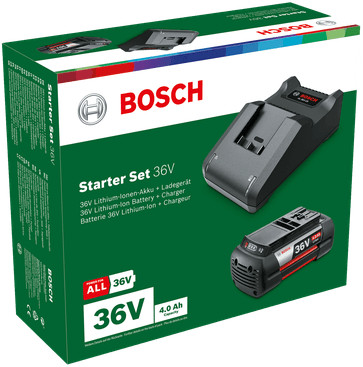 Bosch Starterset 36V 4,0 Ah verpakking