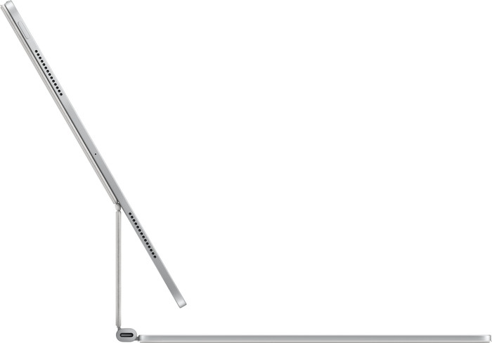 Apple iPad Pro (2024) 13 inches 256GB WiFi Silver + Apple Magic Keyboard AZERTY left side