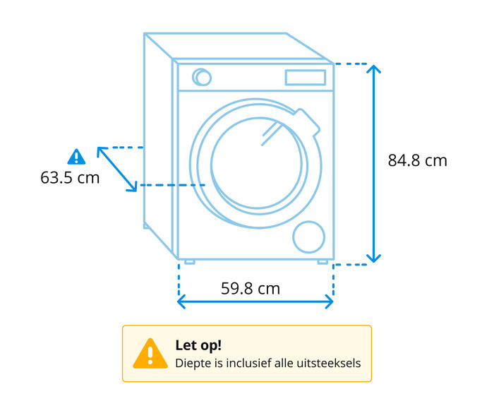 Bosch WNG254A7NL i-DOS - 10,5/6 kg visual Coolblue 1